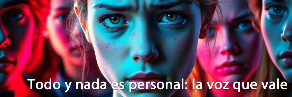 Todo y nada es personal: la voz que vale