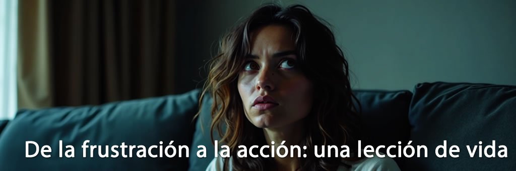 De la frustración a la acción: una lección de vida