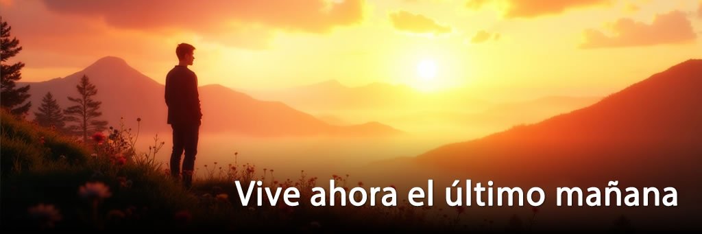 Vive ahora el último mañana