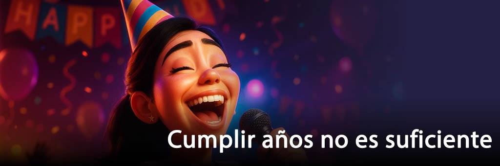 Cumplir años no es suficiente