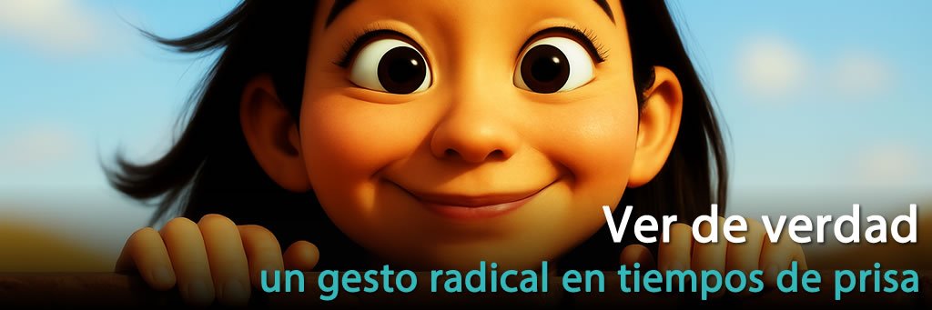 Ver de verdad: un gesto radical en tiempos de prisa