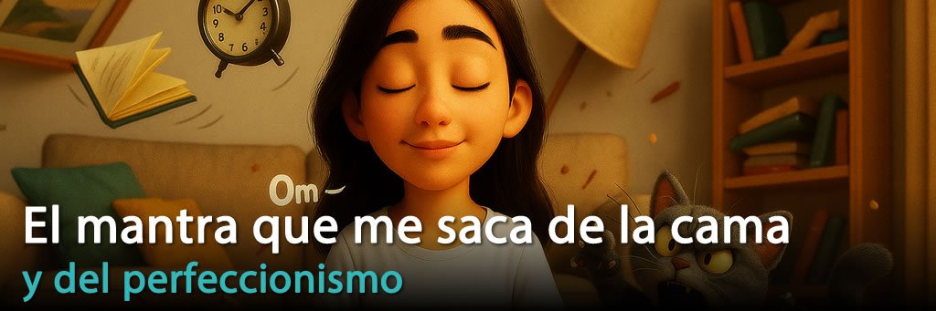 El mantra que me saca de la cama (y del perfeccionismo)