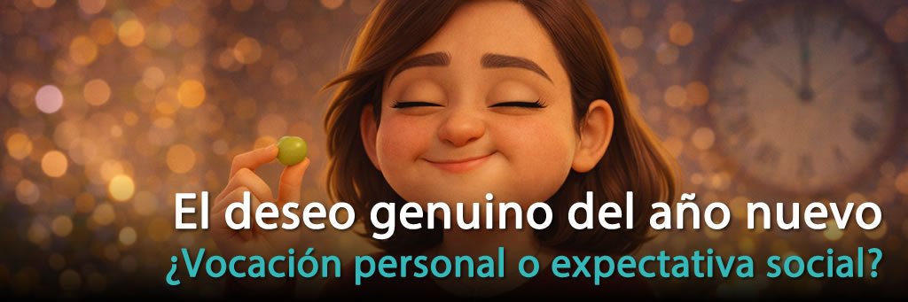 El deseo genuino del año nuevo ¿Vocación personal o expectativa social?