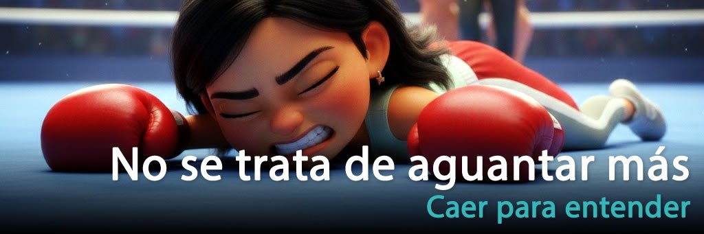 No se trata de aguantar más: caer para entender