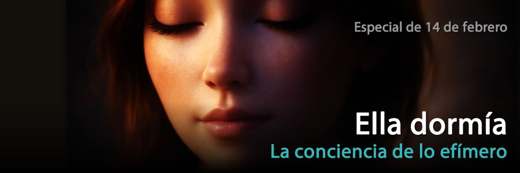 Ella dormía: la conciencia de lo efímero