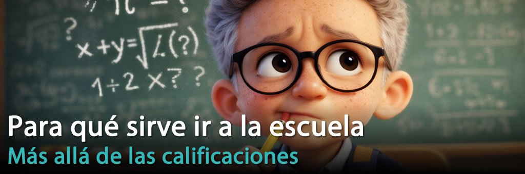 Para qué sirve ir a la escuela: más allá de las calificaciones