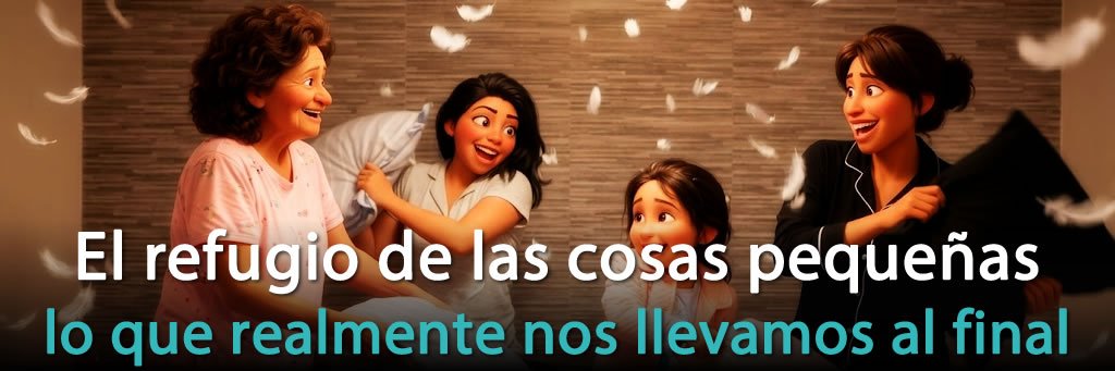 El refugio de las cosas pequeñas: lo que realmente nos llevamos al final