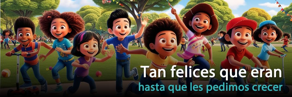 Tan felices que eran… hasta que les pedimos crecer